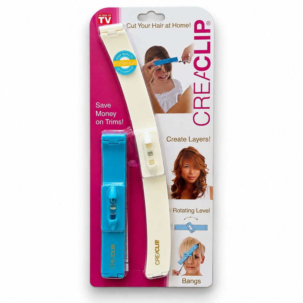 CreaClip Set As Seen On TV For Layers, Bangs, Hair Cutting At Home SEALED / NEW